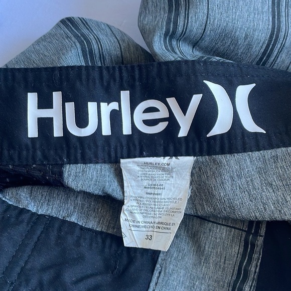 Grey Hurley Board Shorts Size 33 (XL) - Picture 4 of 6